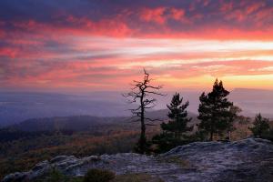 Abends auf der Silberwand